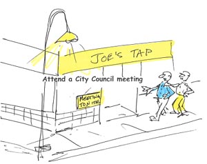 Attend a City Council meeting